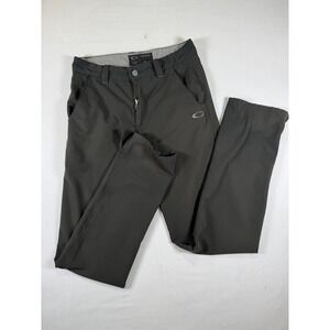 Oakley Men Gray Pants Size 28W 32L Performance Casual Comfort Stretch